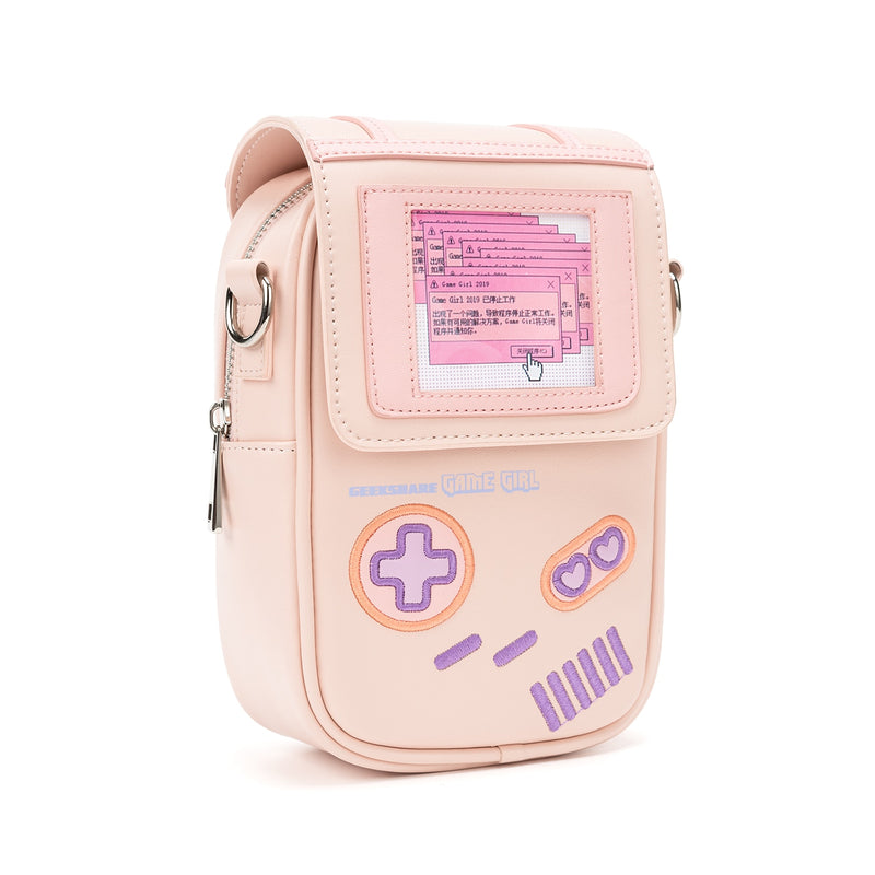 GeekShare Game Girl Bag para mujer Kawaii Light Blue One Shoulder Bags Girl 2022 nueva moda Messenger Bag Super Cute con correa