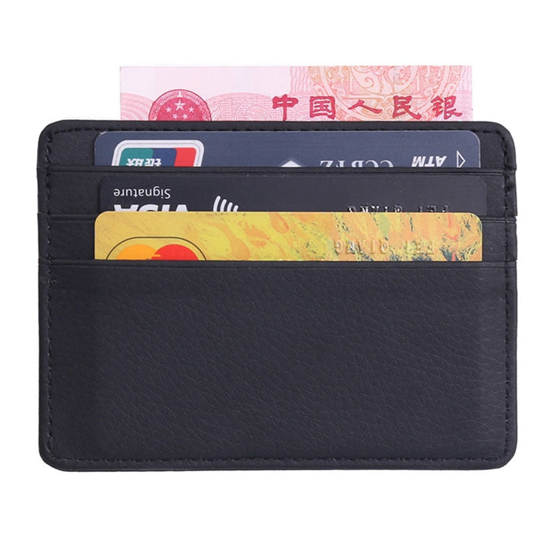 KUDIAN BEAR Rfid Minimalist Men Wallet Small PU Leather Credit Card Holder Clip Black Male Mini Slim Case Coin Purse BID251 PM49