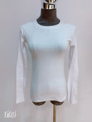 Sommer Frauen T Shirt Mädchen T-Shirt Frau Kleidung Tops Baumwolle Dünnes T-Shirt Weibliche Langarm Crop Top Frühling T Sexy Canale Y2k