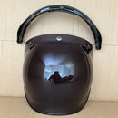 Soman Open Face Helmet Visor Bubble Flip Up Motorcycles Visor Capacete Lens Helmet Accessories BV01