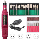 1 Set Professional Electric Nail Drill Machine Manicure Machine Pedicure Drill Set Ceramic Nail File Nail Drill Equipment Tools