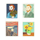 Pintor Van Gogh Autorretrato Broche Girasol VINCENT Esmalte Pin Jeans Mochila Arte Amantes Amigos Regalos