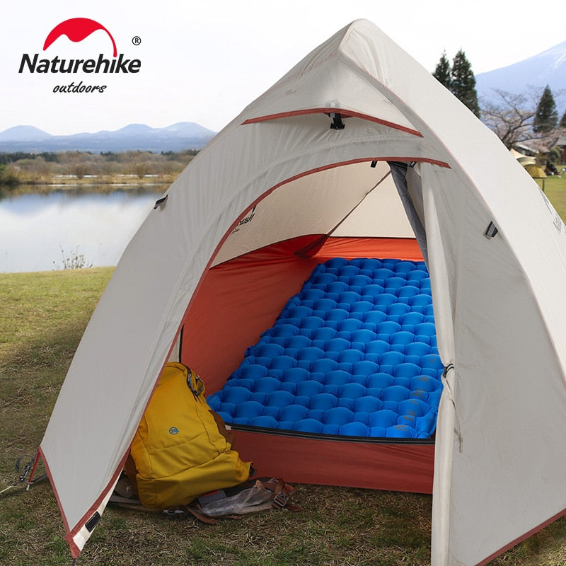 Naturehike Inflatable Mattress Camping Mattress Air Mattress Ultralight Outdoor Sleeping Pad Folding Bed Hiking Sleeping Mat