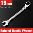 Combination Ratchet Wrench, with Flexible Head, Dual-purpose Ratchet Tool, Ratchet Combination Set. Car Hand Tools