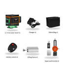 HILDA Laser Level 12 Lines 3D Level Selbstnivellierend 360 horizontales und vertikales Kreuz Super leistungsstarker grüner Laser Level