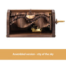 Music Box Pure Handmade Wood Pure Handmade Wood The Song Of Chasing The Waves Gift Box Packaging Modern Simple Festival Gift