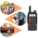 BaoFeng Walkie Talkie UV 10R V2 Two Way CB Radio Transmitter Long Range UV-10R 128CH VHF UHF 136-174Mhz 400-520Mhz Dual Band