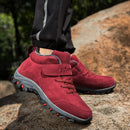 Botas impermeables de invierno para hombre con piel, botas de nieve cálidas para mujer, zapatos informales de trabajo para hombre, zapatillas de deporte, botines de goma de talla grande