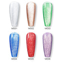 Beautilux Glitter Nail Gel Polish Kit 6pcs / set x10ml Mermaid Platinum Rainbow Chameleon Semi Permanente Nails Art Barniz Lote