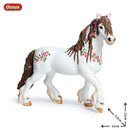 Oenux Classic Mythical Rainbow Pegasus Simulation Animal Original Fairy Tale Fly Horse Action Figures Model PVC Educational Toys