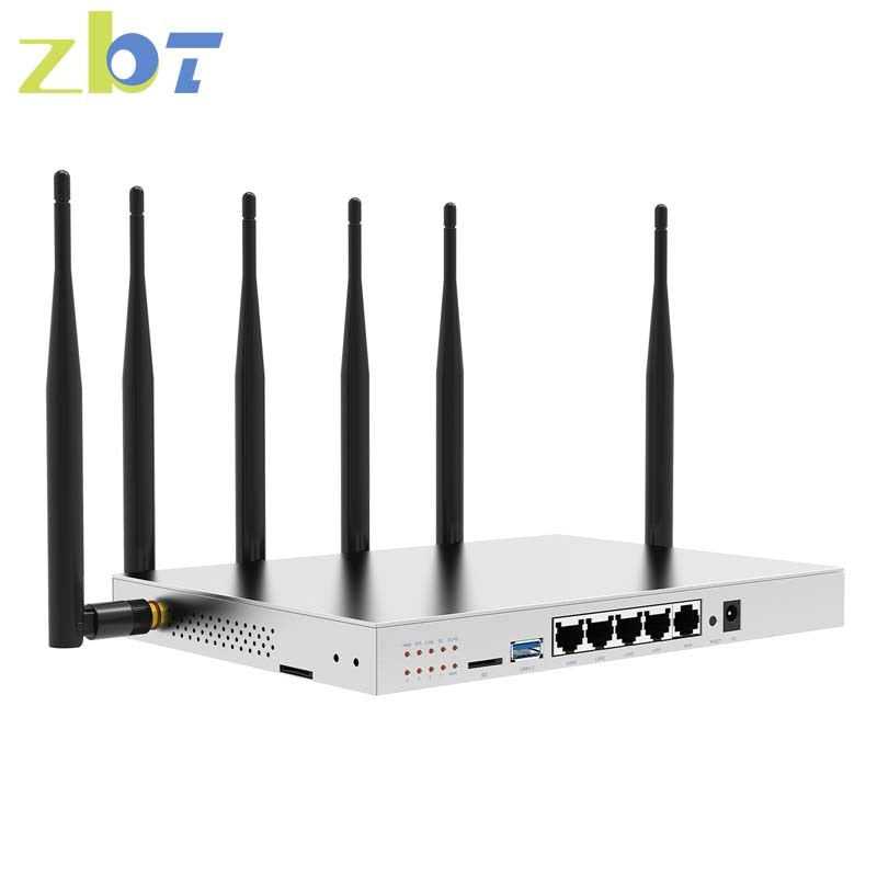 ZBT OpenWRT 4G WiFi Router 4*LAN Gigabit 1200Mbps 2.4G 5.8GHz USB3.0 SIM Card Built-in SATA Access Point Dual Band Roteador