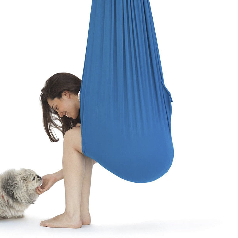 Elástico 5 metros 2017 aérea Yoga hamaca Flying Swing última multifunción Anti-gravedad Yoga cinturones para entrenamiento de yoga cinturón de Yoga