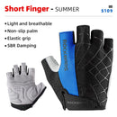 ROCKBROS Bicycle Gloves MTB Road Anti-shock Mountain Bike Fingerless Gloves Men Women Breathable Cycling Sports Non-slip Glove