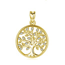 EUDORA 100% 925 Sterling Silver Tree of Life Pendant Necklaces with AAA Zircon Women Fashion Jewelry Gift For Girl Birthday D170