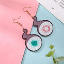 Toilet Bound Hanako Kun Yugi Amane Earrings Cosplay Acrylic Cute Wildfire Earring Ear Stud Costume Accessories