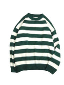 Autumn Winter Knitted Striped Sweater Women Casual Oversized Pullovers Sweaters Loose Warm Jumper Streetwear Teen Knitwear