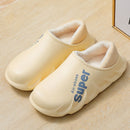 2022 New Winter Slippers Warm Men Shoes Waterproof Women Couples Non-Slip Plush Cotton Indoor Outdoor Kids Home Autumn Children