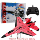 FX620 SU-35 RC Avión de control remoto 2.4G Control remoto Fighter Hobby Plane Planeador Avión EPP Foam Toys RC Plane Kids Gift