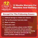 WOSAI 45NM llave eléctrica inalámbrica 12V 3/8 juego de llaves de trinquete ángulo taladro destornillador para quitar tornillo tuerca herramienta de reparación de automóviles