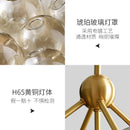 Modern Ceiling Chandelier Nordic Simplicity Copper Hanging lights Bedroom LED Decoration lighting indoor aisle illumination