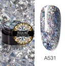 ROSALIND Gel Nail Polish Set Shiny Platinum Nails Art For Manicure Nail Gel Lak UV Colors Top Base Coat Primer Hybrid Varnishes