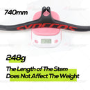 SYNCROS Carbon Fiber Mountain Integrated MTB Handlebar FRASER IC SL -8 -17 -25 Three Specifications with Titanium Screws