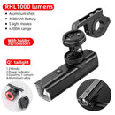 ROCKBROS 400-1000LM Bike Light Bicycle Headlight With Mount Holder IPX3 USB Rechargeable Bike Flashlight Combo Out Front Holder