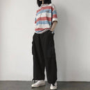 Black High Waist Cargo Pants Women Casual Punk Pants Gothic Streetwear Pencil Harajuku Cool Trousers Fashion Hip Hop Girls Pants