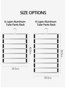Perchas para pantalones Joybos, organizador de armario, perchas para ropa de 6/8 capas, perchas para pantalones, colgador plegable para guardarropa, organizador de almacenamiento