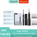Fairywill Electric Sonic Toothbrush & Water Flosser USB Charge Waterproof 5 Modes 3 Brush Heads Toothbrushes Teeth Cleaner