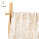 Kangobaby #My Soft Life# Pure And Fresh Bamboo Cotton Newborn Muslin Swaddle Blanket Baby Bath Towel Infant Quilt Stroller Cover
