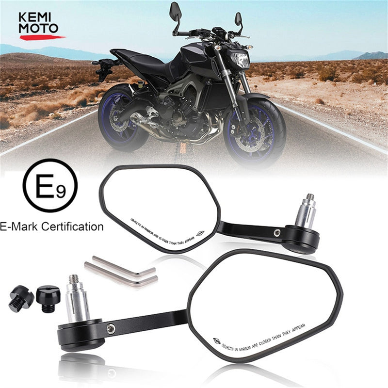 Motorrad Lenkerspiegel Rückspiegel Motorrad Bar End Spiegel für Yamaha MT09 MT07 für Honda cb500x pcx msx 125 shadow r1200gs