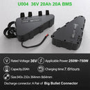 Batería LG Tesla EBike 21700 18650 paquete de batería triangular 36V 48V 52V 20Ah 24Ah 28.8Ah para Motor de 750W 500W 1000W 2000W