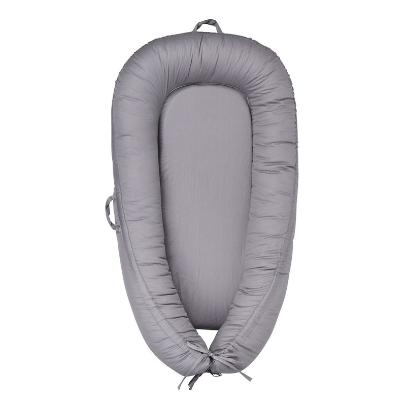 80x50cm Baby Nest Bed Portable Crib Travel Bed Solid Cotton Newborn Baby Crib Infant Bedding