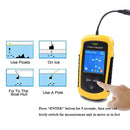 LUCKY FF1108-1 Alarm 100M Portable Sonar Fish Finders Fishing lure Echo Sounder Fishing Finder Alarm Transducer Lake Sea Fishing