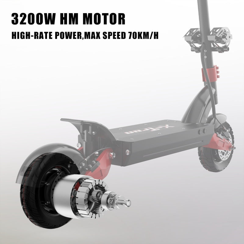 Warehouse In Europe Dual Drive Scooter Electric X-Tron 60V 3200W e scooter Folding Kick Scooters Electric Scooters for Adults
