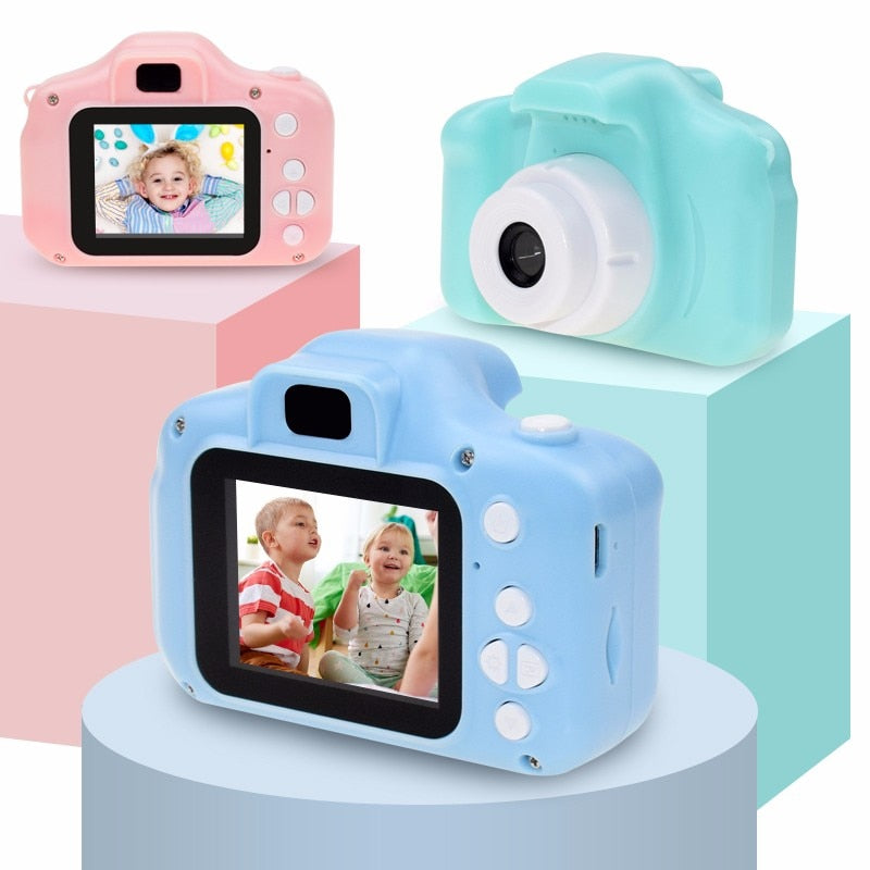 Mini Cartoon Fotokamera Spielzeug 2 Zoll HD Bildschirm Kinder Digitalkamera Videorecorder Camcorder Spielzeug für Kinder Mädchen Geschenk
