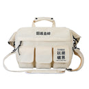 11 BYBB'S DARK Vintage Hip Hop bolso de hombro Streetwear lona Multi bolsillos escuela mensajero pecho bandolera hombres mujeres