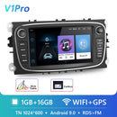 Podofo 4G HIFI Android 10 2 Din Car Radio Multimedia Video Player For Ford Focus S-Max Mondeo 9 Galaxy C-Max Navigation GPS 2din