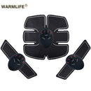 Estimulador muscular inalámbrico EMS, entrenamiento inteligente, entrenamiento Abdominal, pegatinas adelgazantes eléctricas, masajeador adelgazante corporal