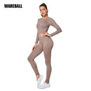 Hohe Taille Sport Legging Gym Damen Sportbekleidung Nahtlose Fitness Damen Yoga Anzug Hoch dehnbar Workout Set Gepolsterter Sport-BH