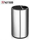 XITUO-soporte para cuchillos de acero inoxidable, soporte de cocina, multiherramienta, herramienta de almacenamiento de alta calidad para cuchillo de Chef Damasco, cuchillo para carne