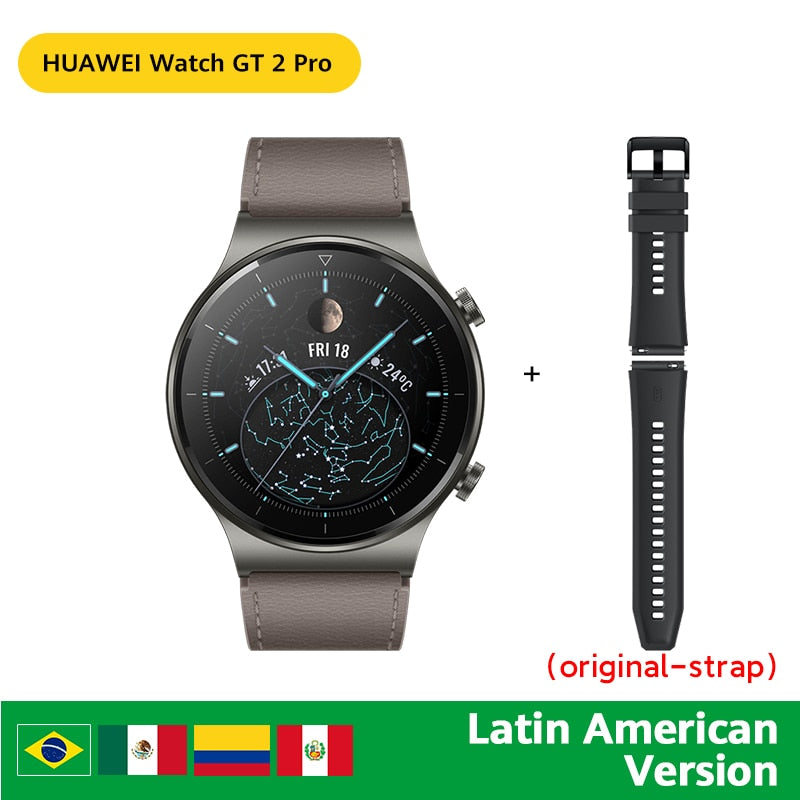 Auf Lager Globale Version HUAWEI Watch GT 2 pro SmartWatch 14 Tage Akkulaufzeit GPS Wireless Charging GT2 PRO