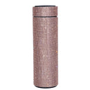 480ml Smart Diamond Thermos Bottle Temperature Display Stainless Steel Water Bottle for Girls Coffee Cup Thermos Mug Adult Gift