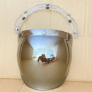 Soman Open Face Helmet Visor Bubble Flip Up Motorcycles Visor Capacete Lens Helmet Accessories BV01