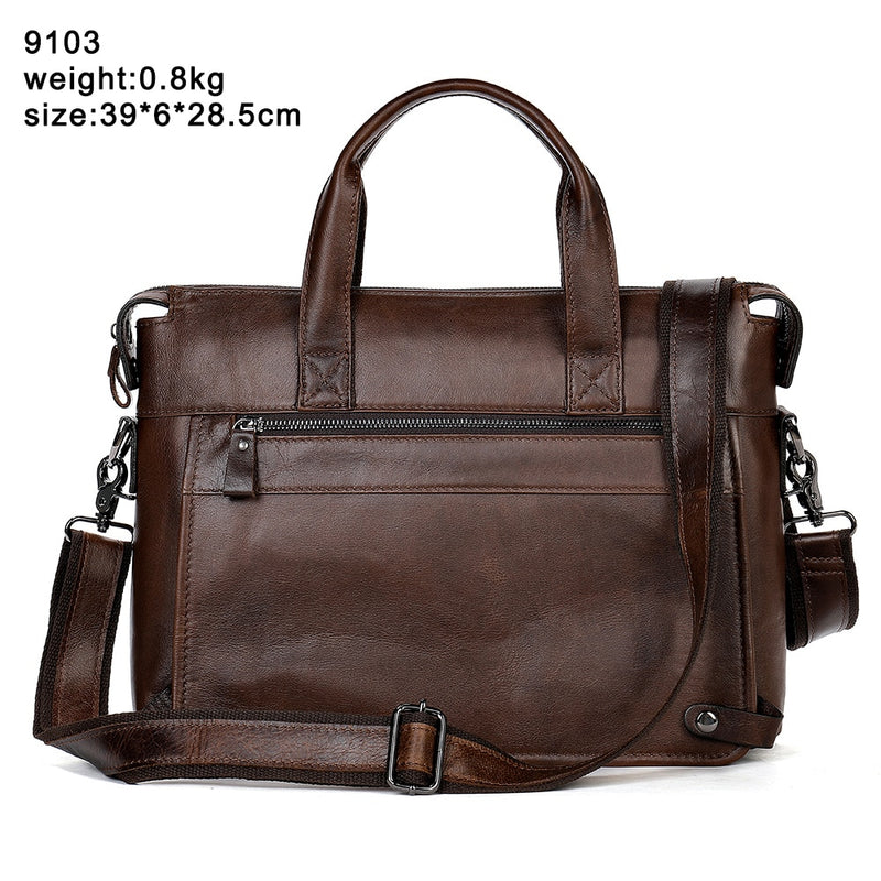 WESTAL, bolsos de mano de cuero para hombre, bolsos de mano, bolsos de cuero para ordenador portátil para hombre, bolso de hombro para hombre, maletines de negocios, bandolera cruzada