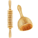 Herramienta de masaje de terapia de madera, masajeador de drenaje linfático, rodillo de masaje de Fascia anticelulitis para aliviar el dolor muscular de cuerpo completo