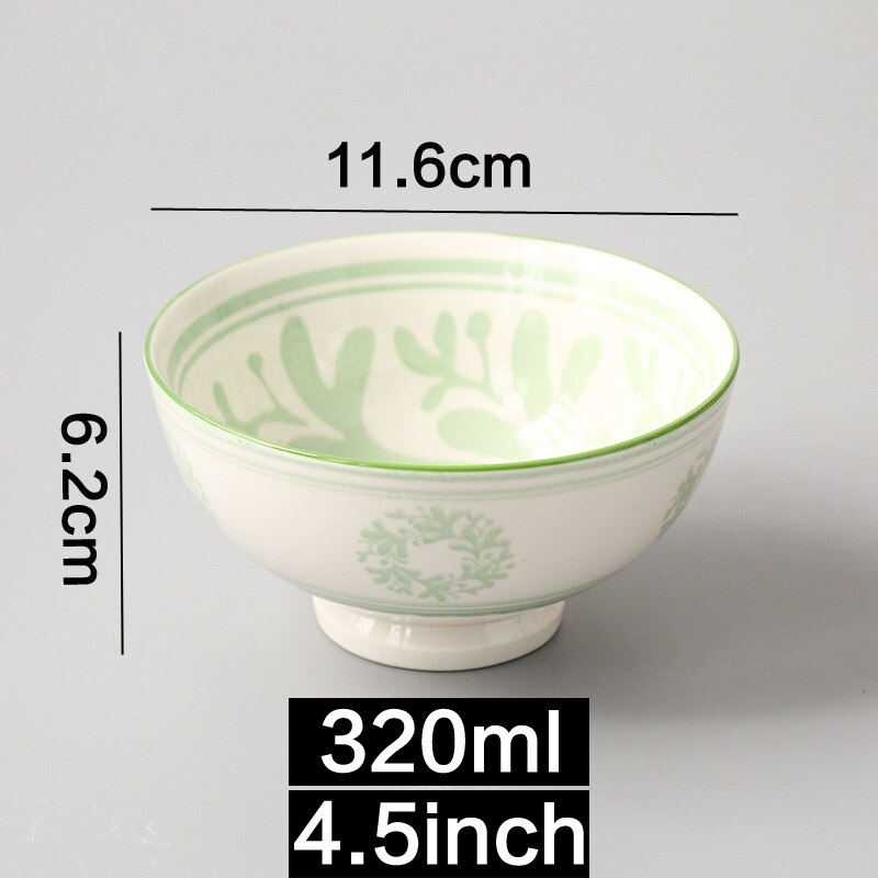 Japanese and Wind 4.5-inch Rice Bowl Ceramic Unglazed Anti-scalding Bowl European Simple Household Soup Bowl  High-legged