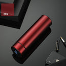 Termo LED inteligente creativo de 480ml con pantalla de temperatura, frascos de vacío, botella de agua de acero inoxidable, taza termo con logotipo personalizado