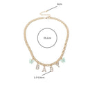 Bohemian Girl Cute Butterfly Rhinestone Letter Necklace Girl Necklace for Women BABY HONEY ANGEL Short Trend New Jewelry Gift